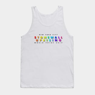 Commemorative World Pride 2019 T-Shirt -  Stonewall Riots 50th Anniversary Tank Top